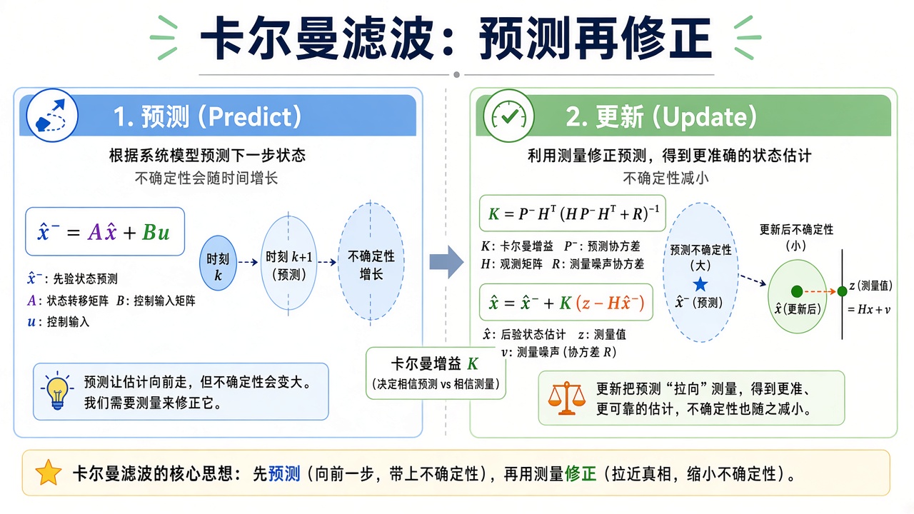卡尔曼：预测与更新