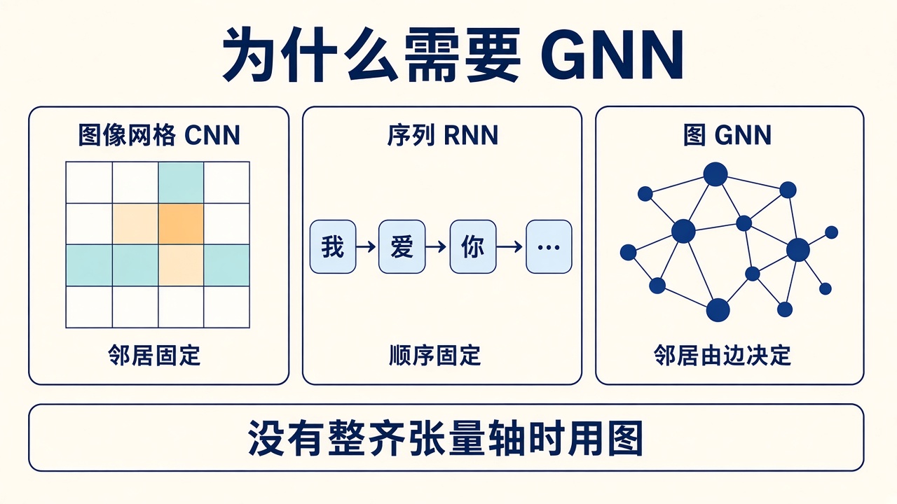 网格、序列、图：邻居从哪来