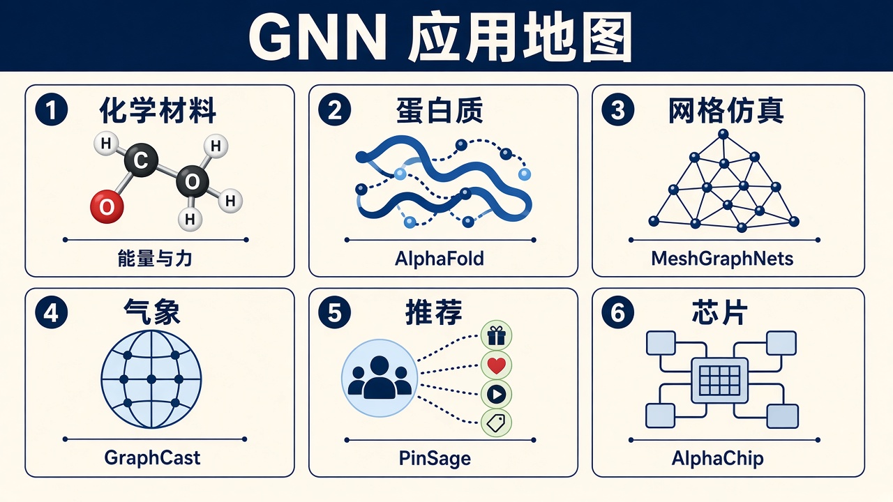 GNN 应用地图