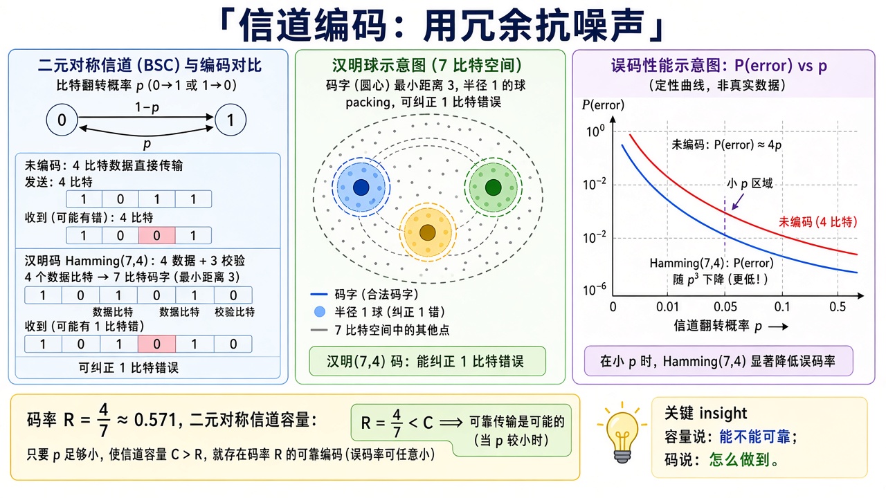Hamming 球与 BSC