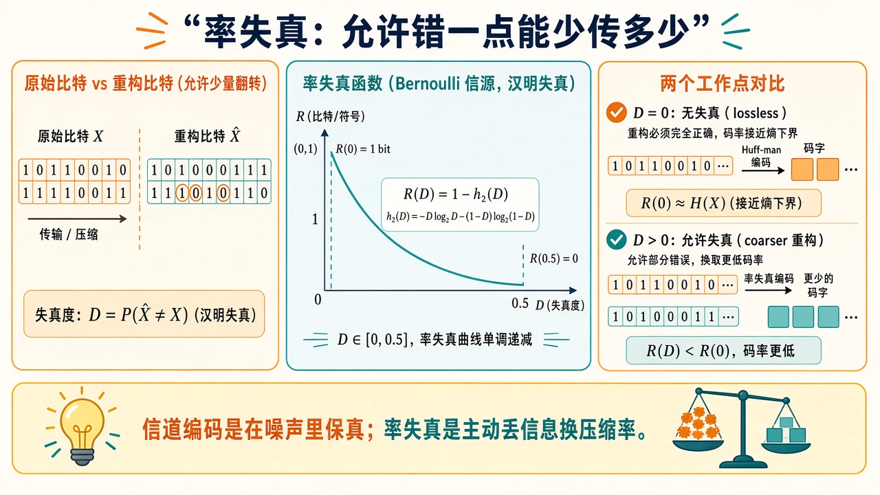 率失真 R(D)