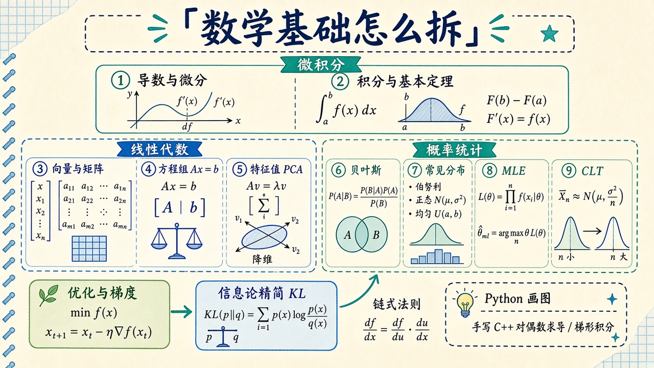 数学基础怎么拆