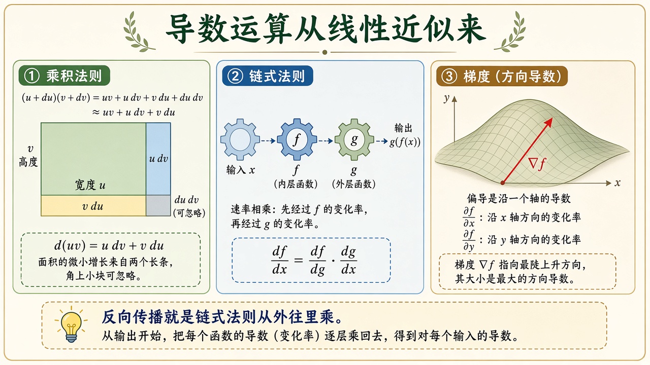 法则从线性近似来