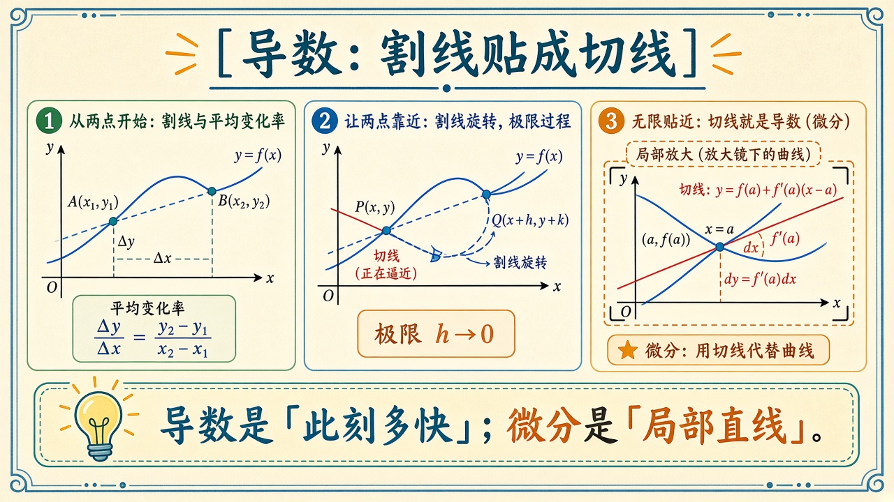 割线贴成切线
