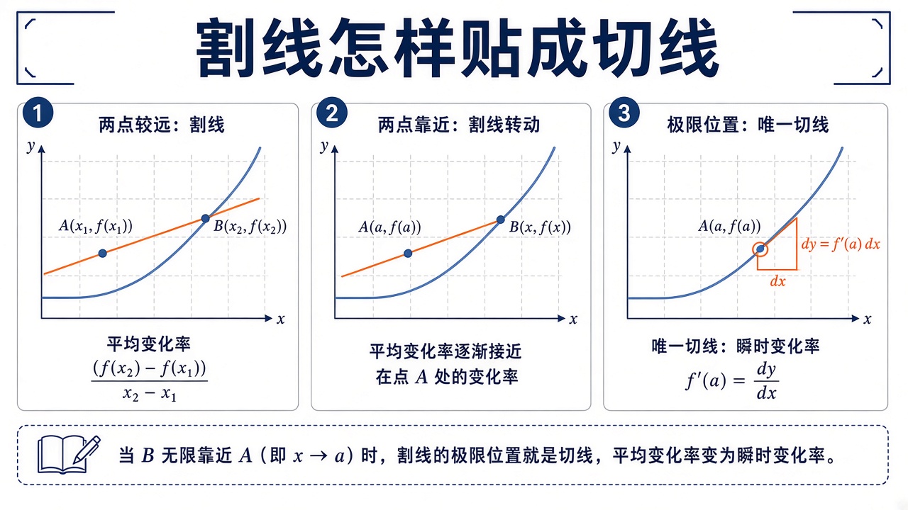 割线怎样贴成切线
