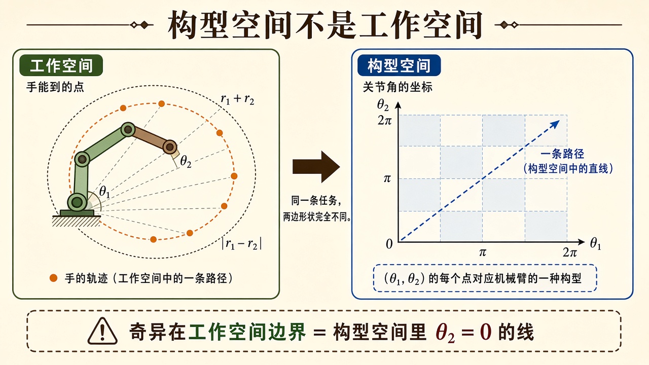 构型空间不是工作空间